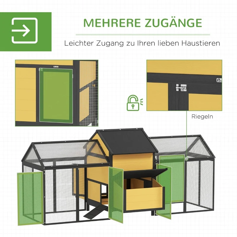 Hühnerstall Holz Hühnerhaus Nistkasten Geflügelstall Stall