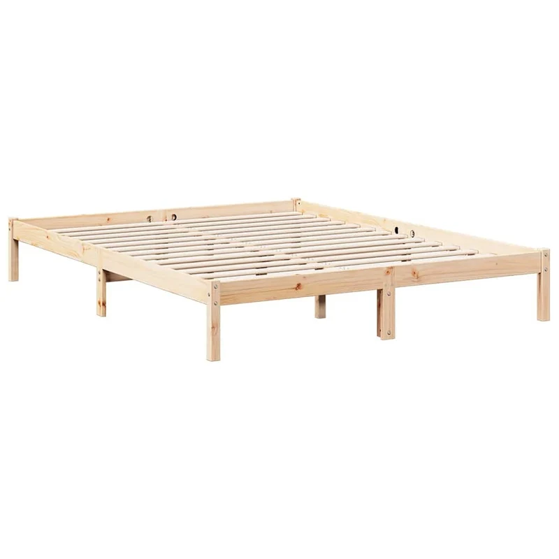Massivholzbett Kiefernholz Einzelbett Holzbett 140x210cm