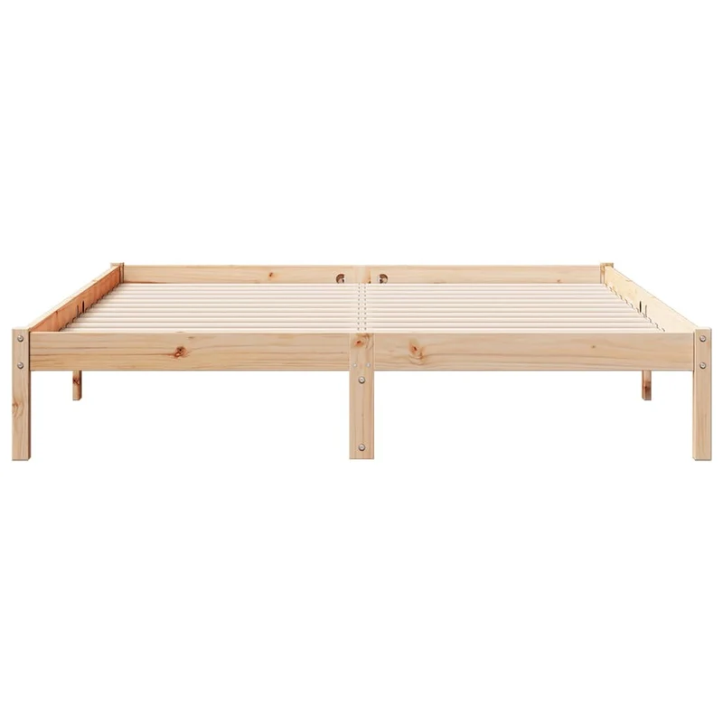 Massivholzbett Kiefernholz Einzelbett Holzbett 140x210cm