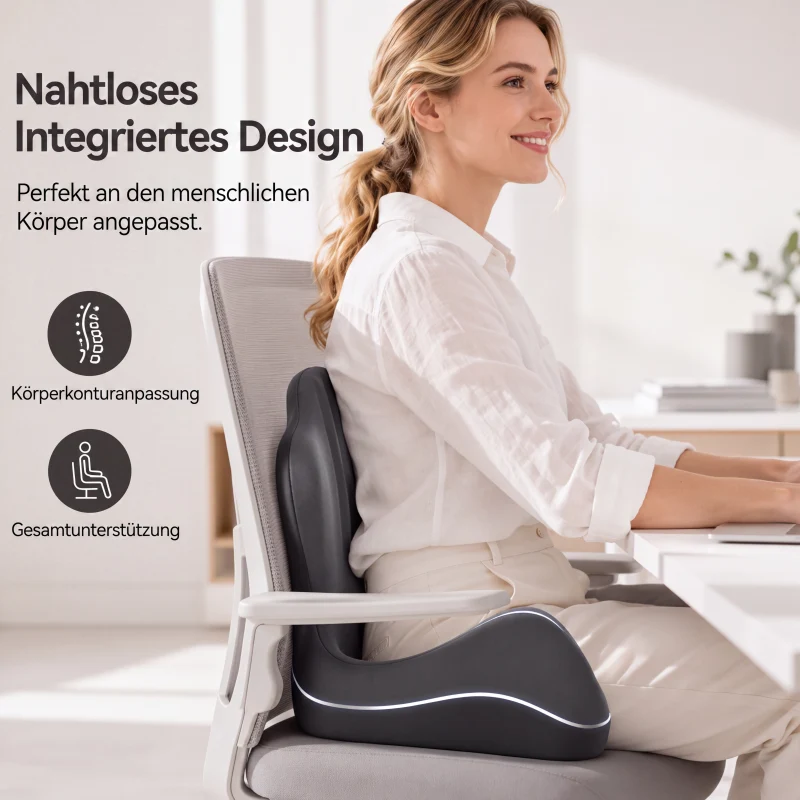 🔥 Heute -50 %!🚗🪑Ergonomisches Sitzkissen aus Memory-Schaum – Integrierte Rückenstütze, orthopädisch & vielseitig – Ideal für Bürostuhl, Auto & Homeoffice ✨