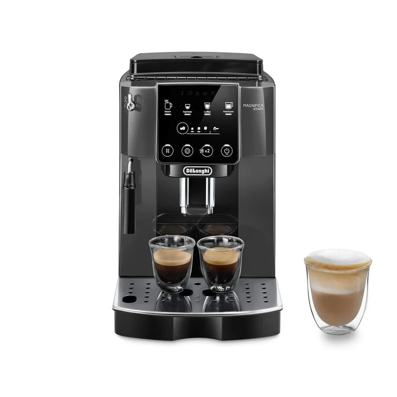 DeLonghi Magnifica Start 1.8L Bean to Cup Automatic Kaffeemaschine - Grau Schwarz | ECAM220.22GB