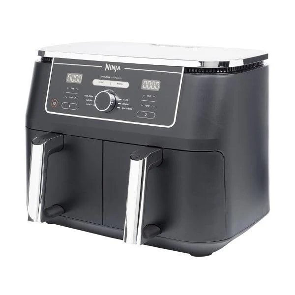 Ninja 9.5L 2470W Foodi Max Dual Zone Heißluftfritteuse - Schwarz | AF400UK