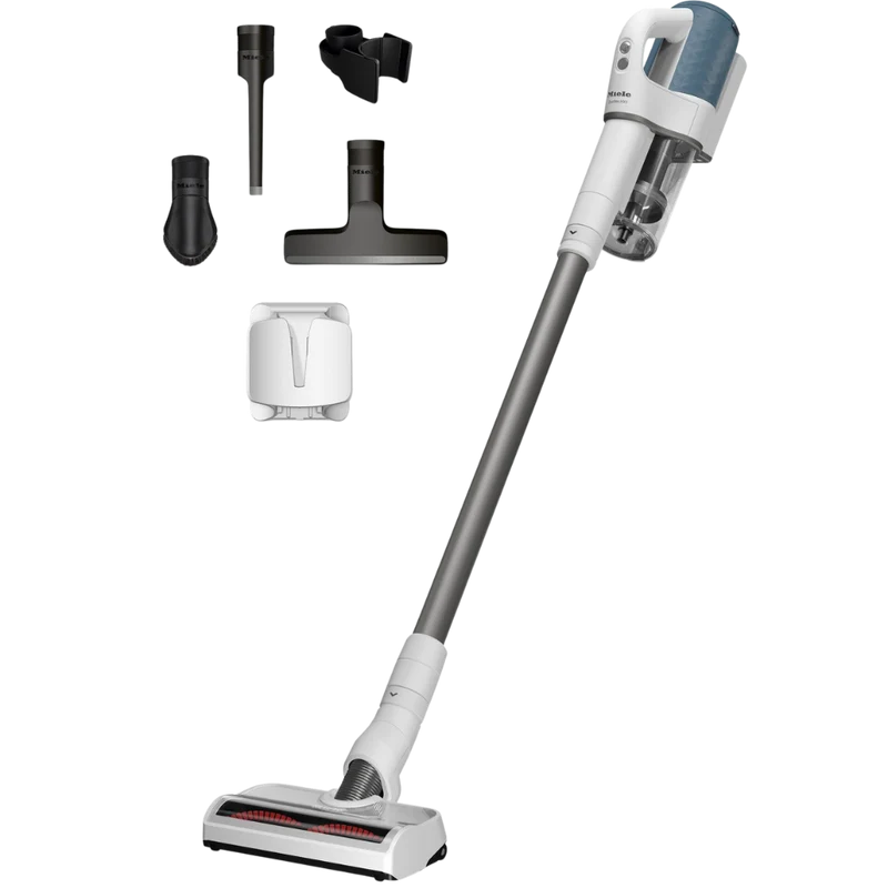 Miele Duoflex HX1 Cordless Stick Staubsauger - Weiß & Nordic Blau | DUOFLEXHX1