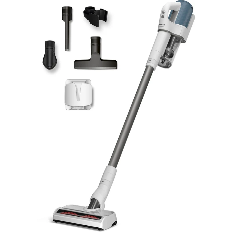 Miele Duoflex HX1 Cordless Stick Staubsauger - Weiß & Nordic Blau | DUOFLEXHX1