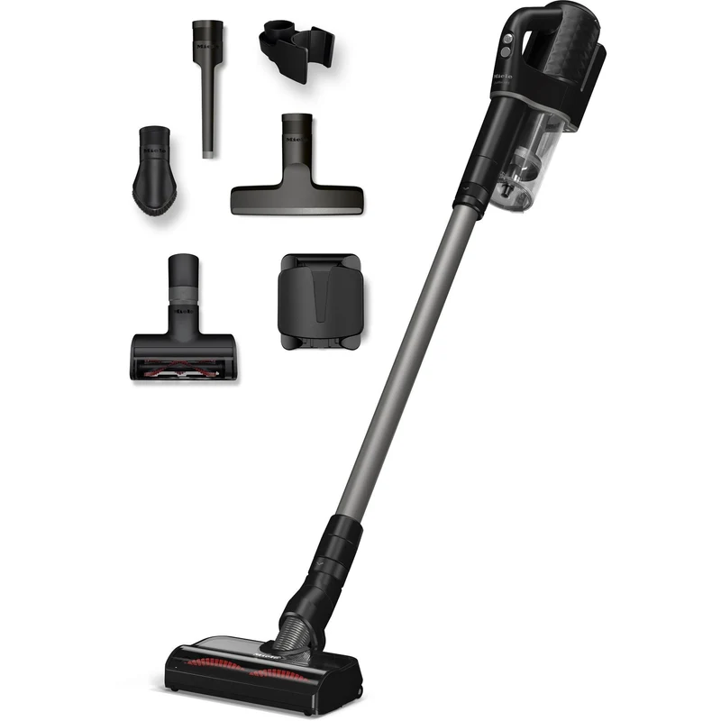 Miele Duoflex Cat & Dog Cordless Stick Staubsauger - Silber & Obsidian Schwarz | DUOFLEXHX1CATDOG