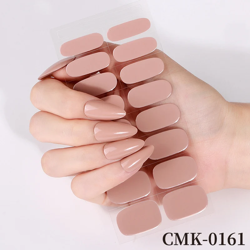 Glänzende Press-On Nail Wraps