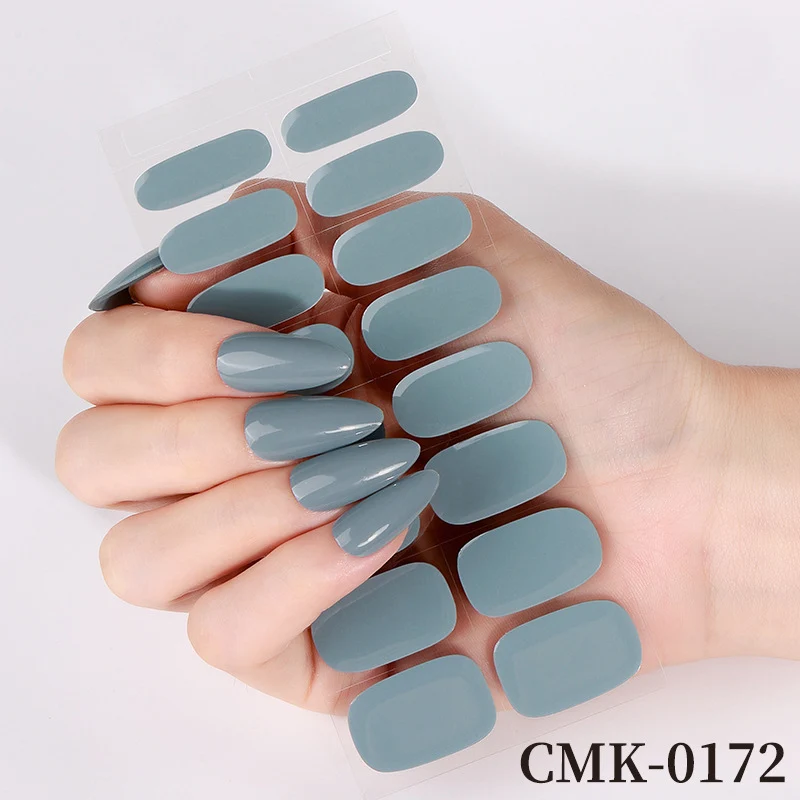 Glänzende Press-On Nail Wraps