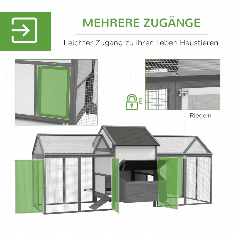Hühnerstall Holz Hühnerhaus Nistkasten Geflügelstall Stall