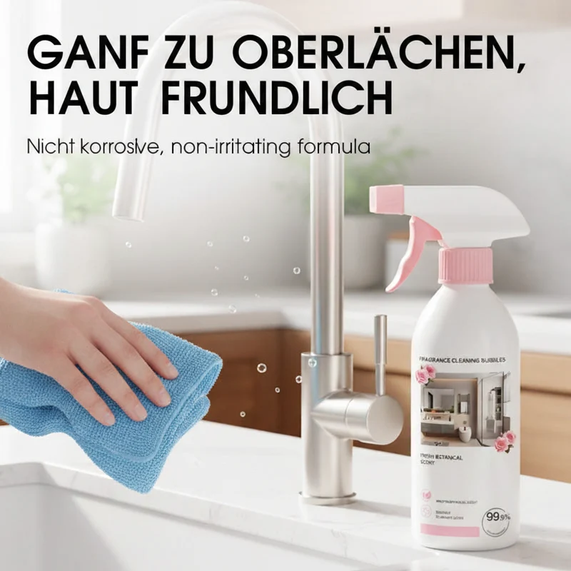 🥳HEISSER ANGEBOT 2026🥳💞ÜBER 50.000 VERKAUFT!🚿✨ 50 % RABATT! Mehrzweck-Badezimmerreiniger-Spray – Löst Kalk- und Seifenrückstände schnell auf. Kein mühsames Schrubben – einfach aufsprühen und abwischen für streifenfreien Glanz! 🧼💨