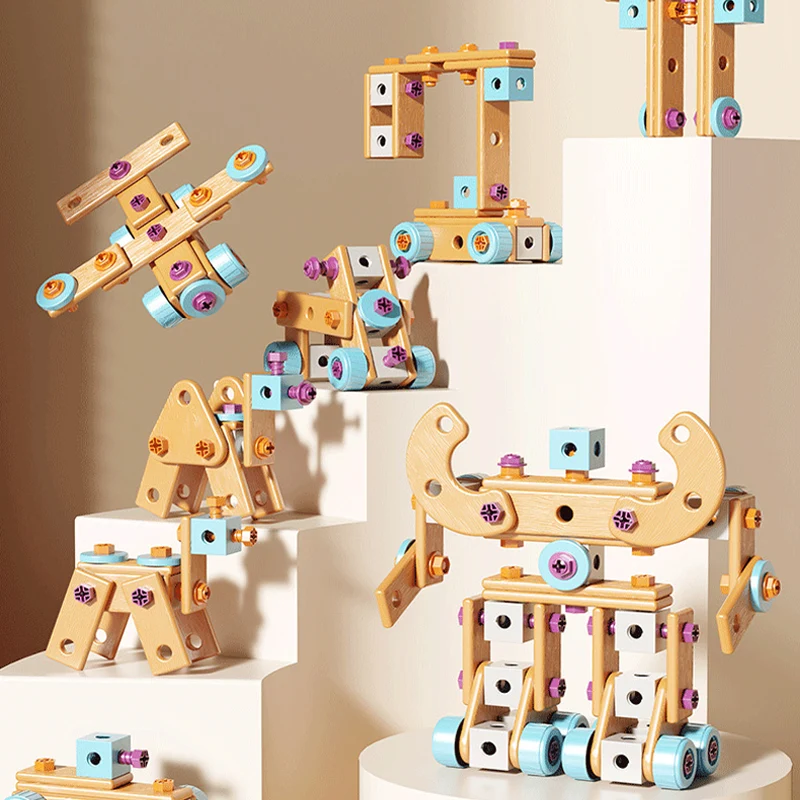 🧰 50 % RABATT⏰ Kinder DIY Werkzeugset, fördert handwerkliche Fähigkeiten🧩