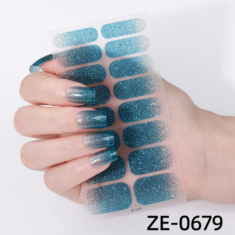 Glitter Ombre Nagelwraps 1790954415