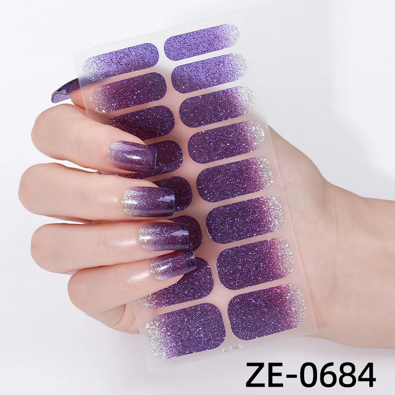 Glitter Ombre Nagelwraps 1790954415