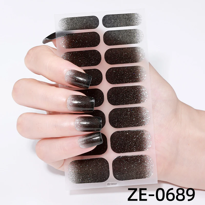 Glitter Ombre Nagelwraps 1790954415