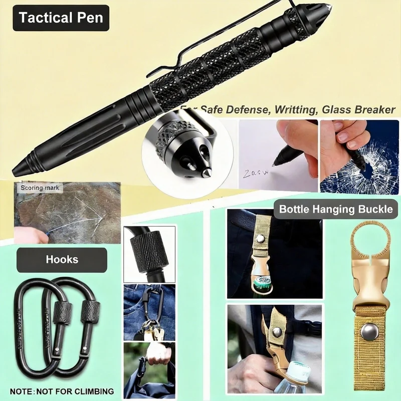 30in1 Survival Kit Überlebenskit Notfallausrüstung Camping Outdoor Set