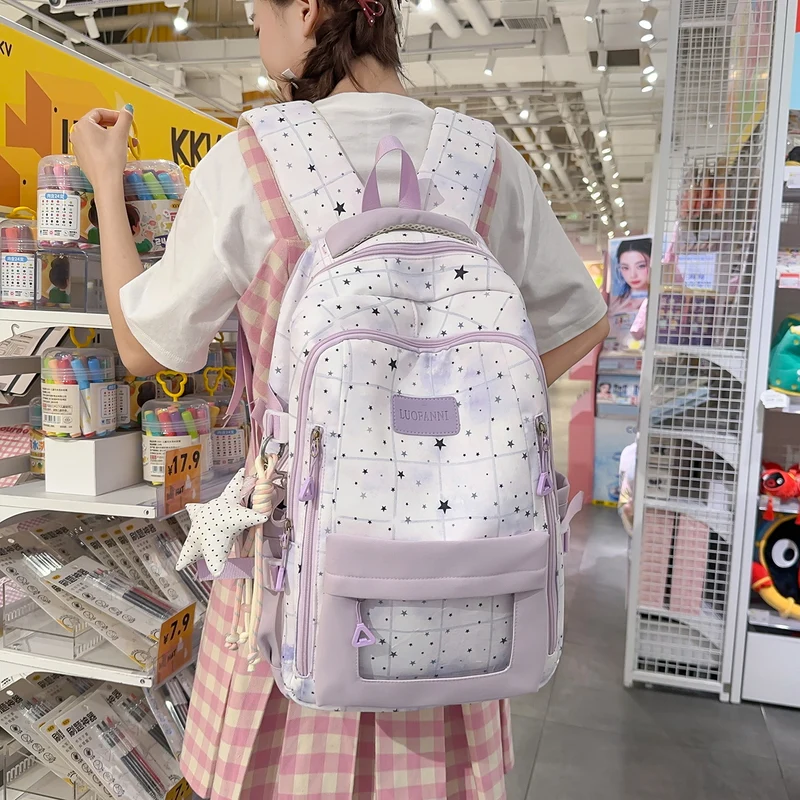 Sternmuster Multi-Compartiment Rucksack Karnz