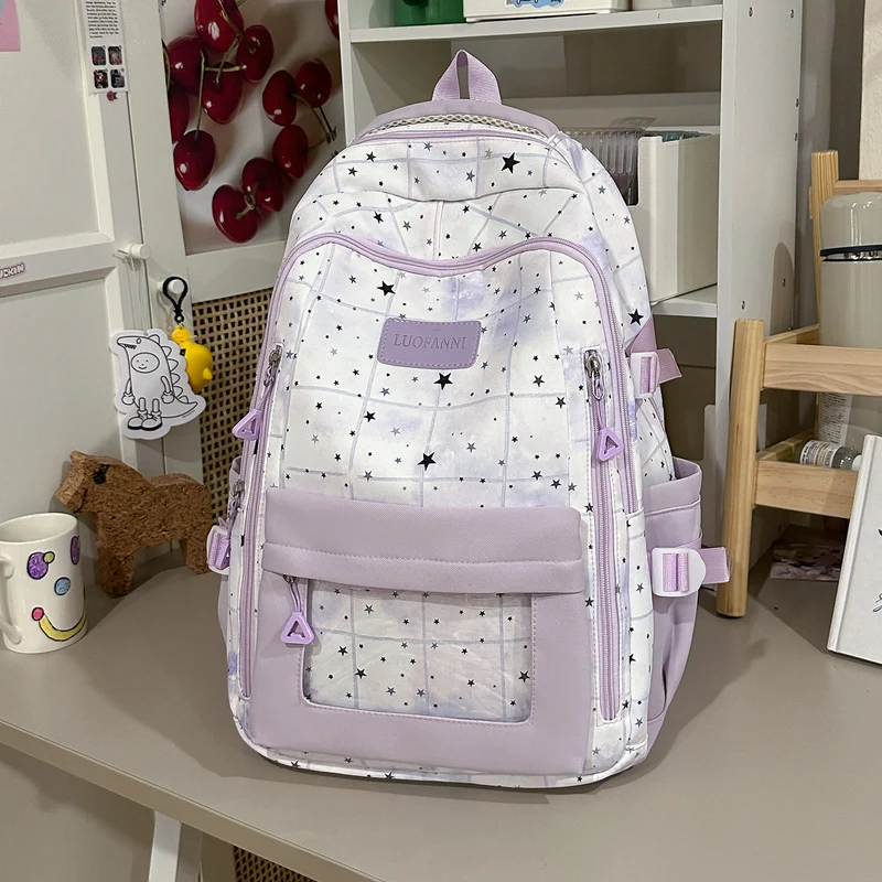 Sternmuster Multi-Compartiment Rucksack Karnz