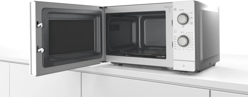 Bosch Serie 2, Freistehende Mikrowelle, 44 x 26 cm, Weiß FFL020MW0