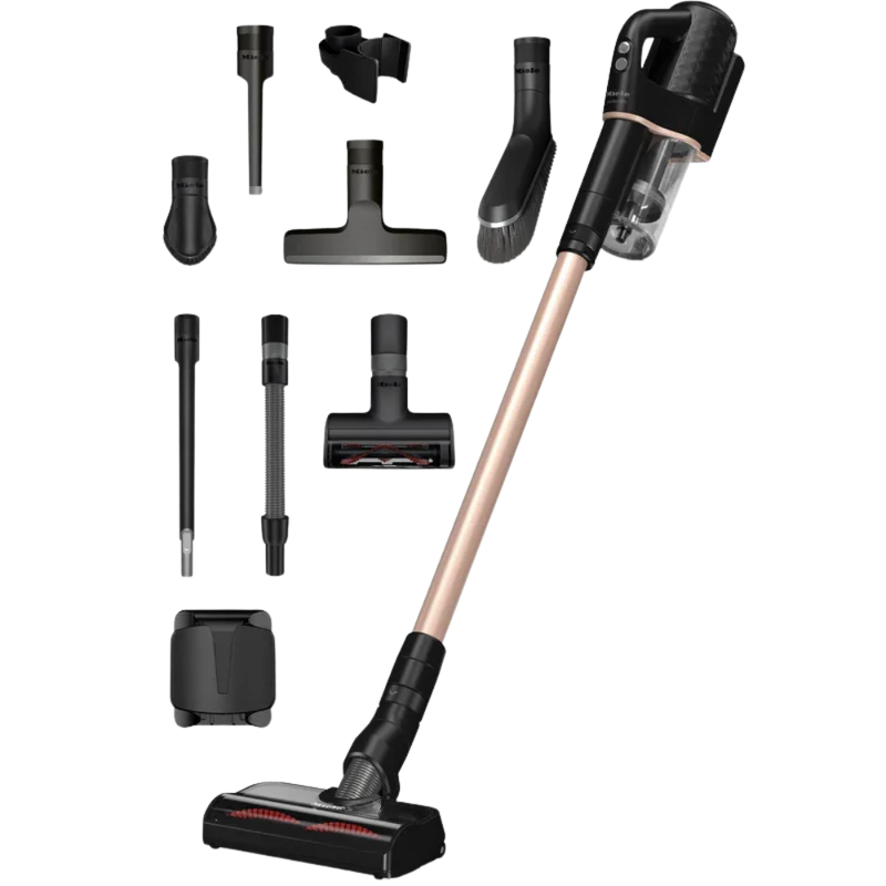 Miele Duoflex Total Care Cordless Stick Staubsauger - Roségold & Obsidian Schwarz | DUOFLEXHX1TTLCARE