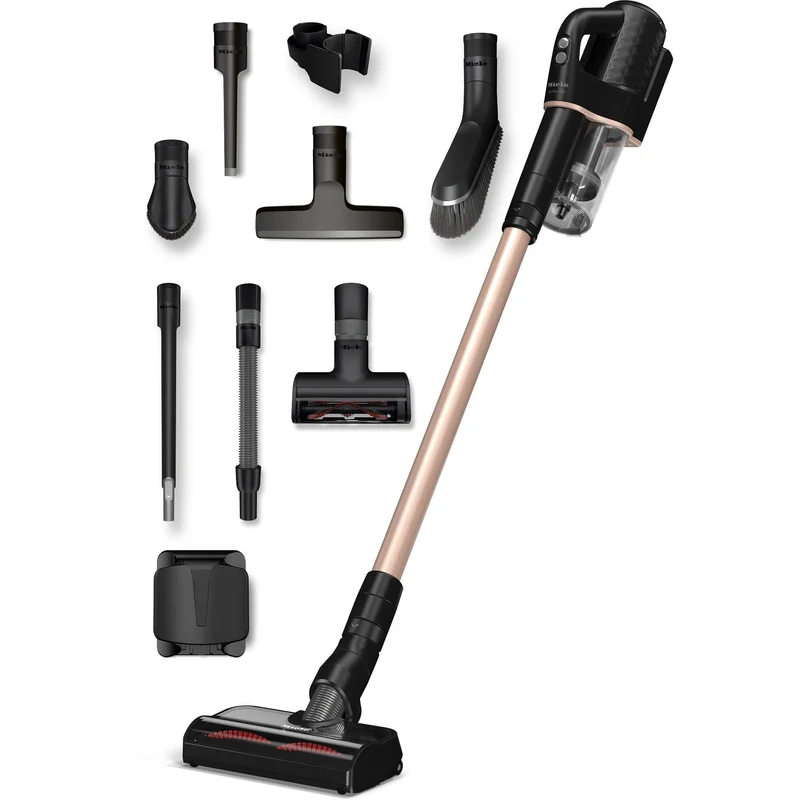 Miele Duoflex Total Care Cordless Stick Staubsauger - Roségold & Obsidian Schwarz | DUOFLEXHX1TTLCARE