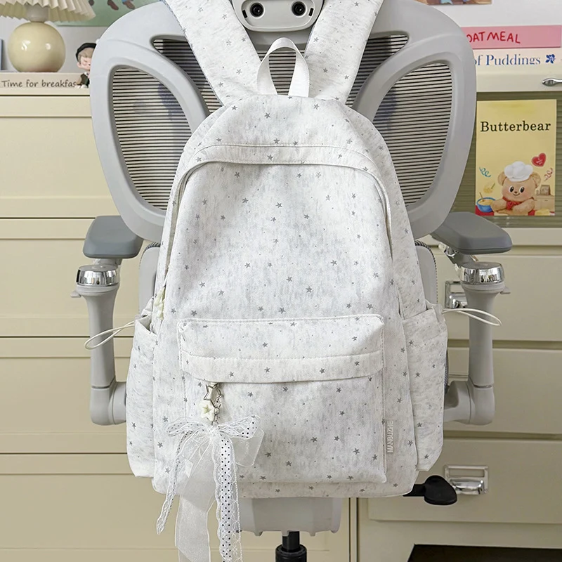 Stern-Verzierte Multi-Fach Rucksack Karnz