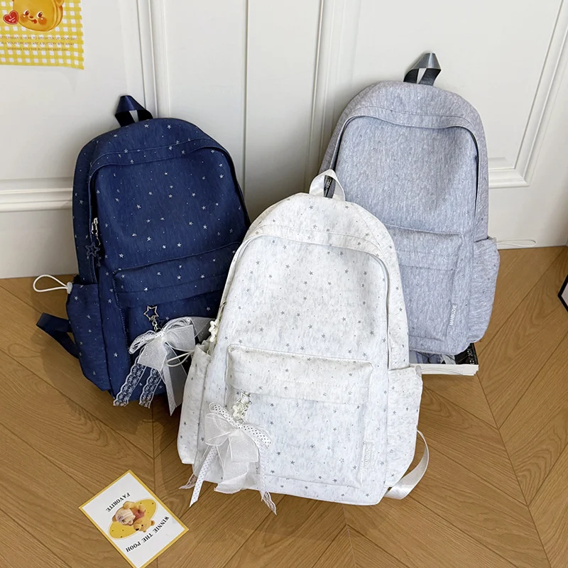 Stern-Verzierte Multi-Fach Rucksack Karnz