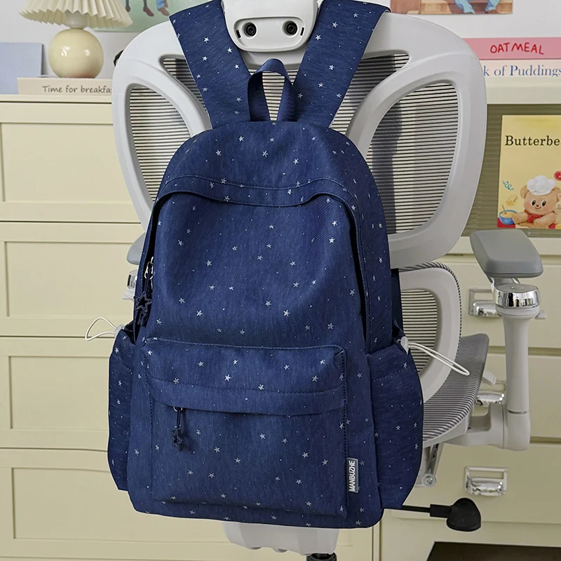 Stern-Verzierte Multi-Fach Rucksack Karnz