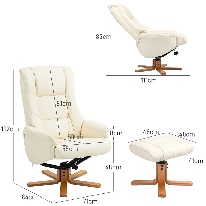 Relaxsessel Hocker Fernsehsessel Liegefunktion Wippfunktion