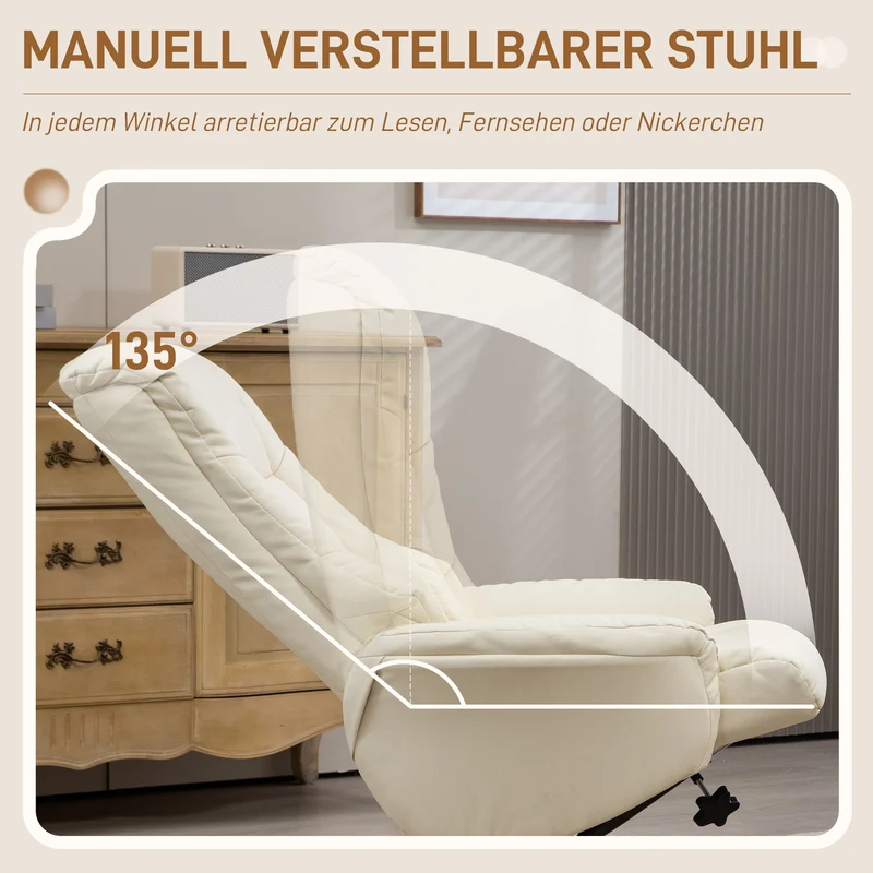 Relaxsessel Hocker Fernsehsessel Liegefunktion Wippfunktion