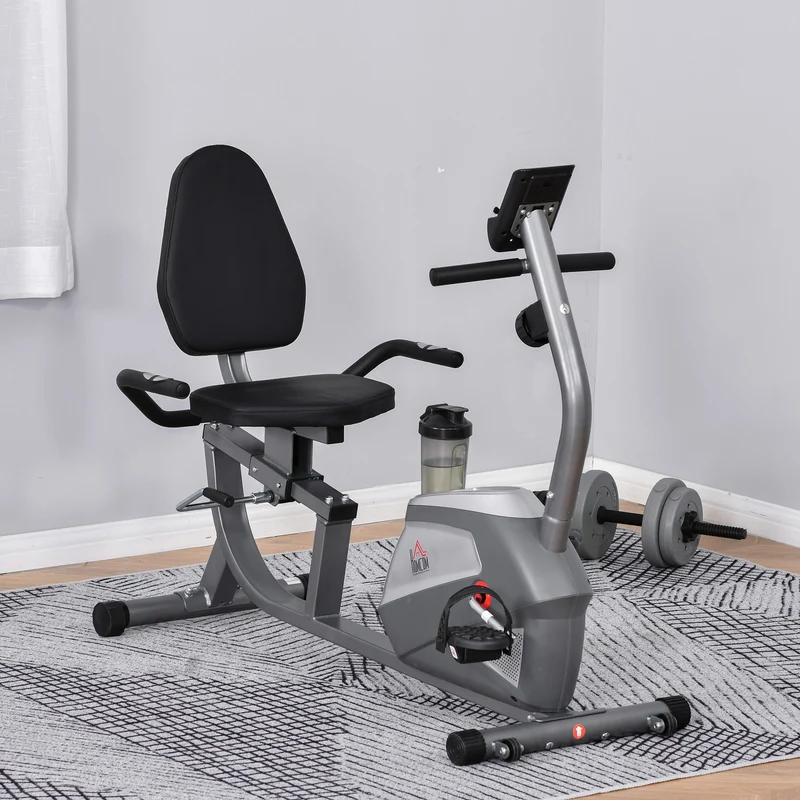 Liegeergometer Magnetwiderstand 110kg Heimtrainer Gym Training