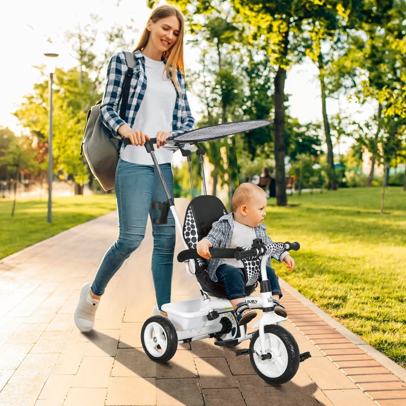 6in1 Dreirad Schubstange Kinderdreirad Kinderfahrzeug