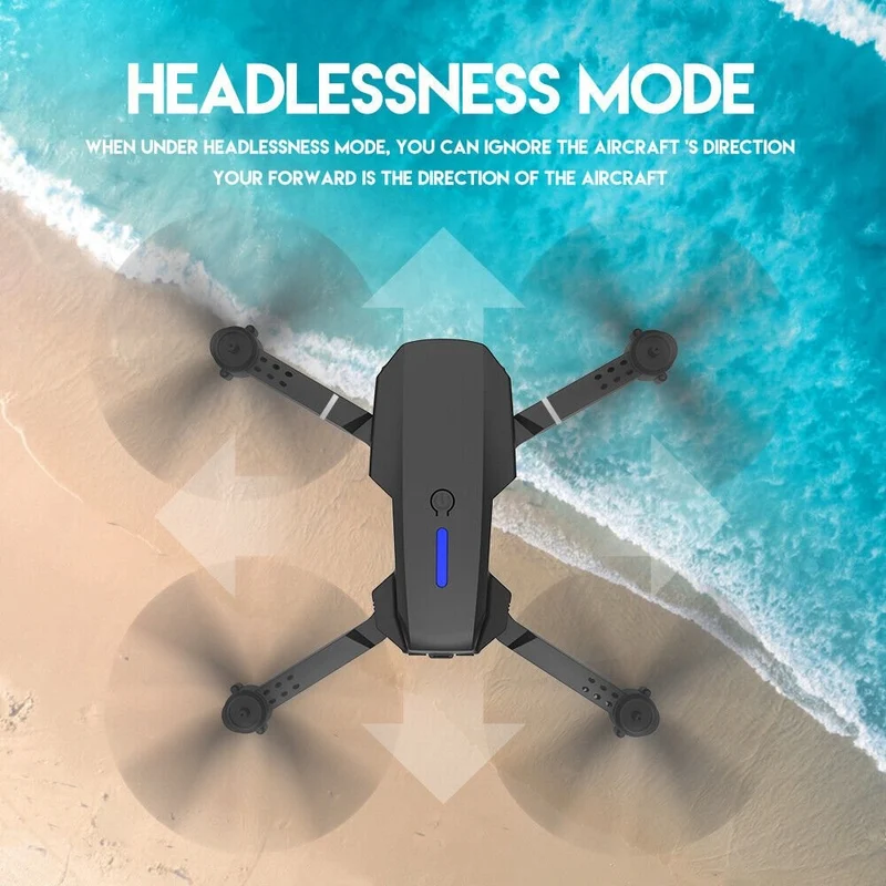 Drohne 4K Dual Kamera WiFi HD RC Quadrocopter Spielzeug 3 Akkus