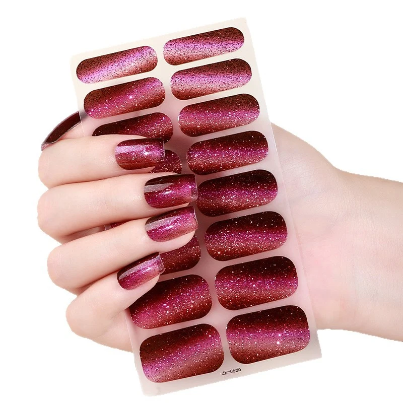 Glitzerverlauf Nagelüberzüge