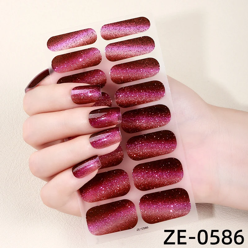 Glitzerverlauf Nagelüberzüge