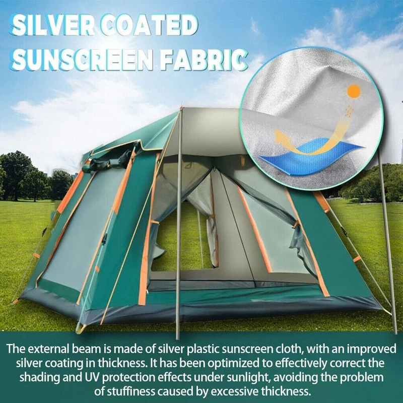 Campingzelt Wasserdicht Kuppelzelt Outdoor Camping Zelt