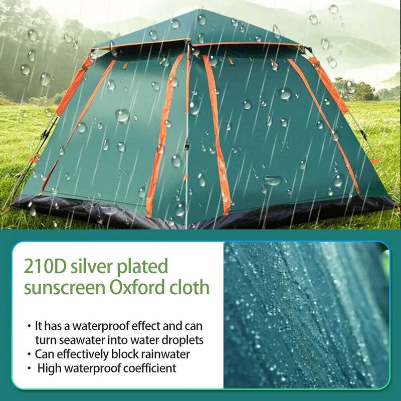 Campingzelt Wasserdicht Kuppelzelt Outdoor Camping Zelt