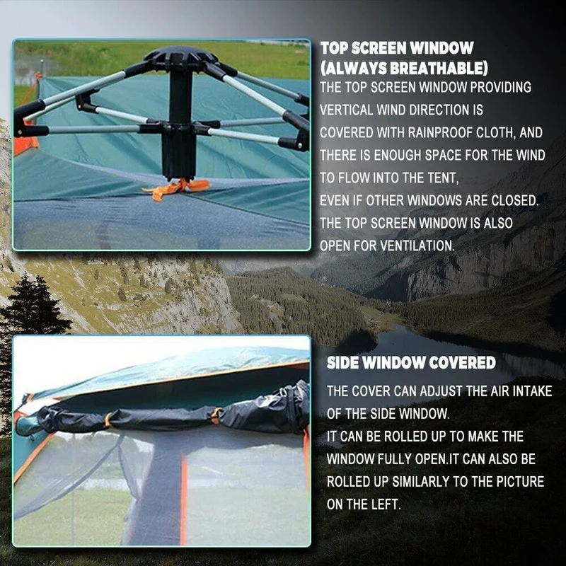 Campingzelt Wasserdicht Kuppelzelt Outdoor Camping Zelt