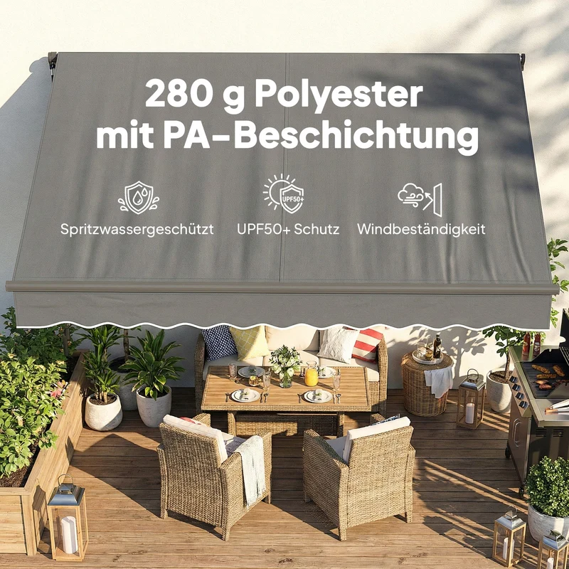 Gelenkarmmarkise Sonnenschutz Markise Terrassenmarkise Balkon