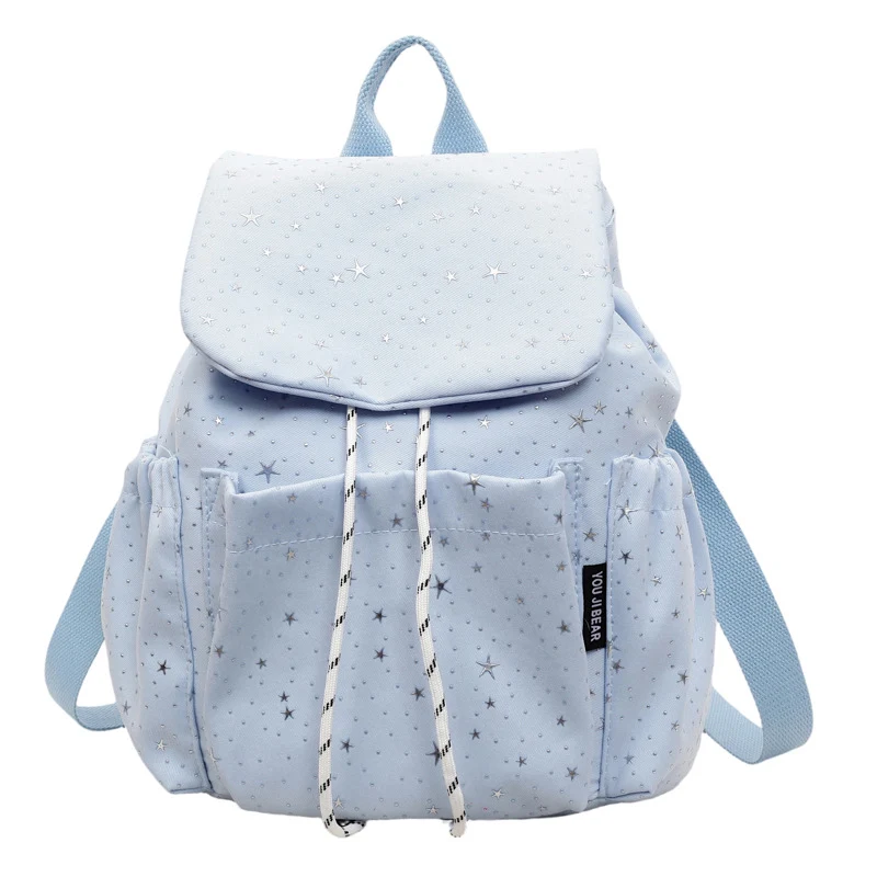 Sternen-mustered lässiger Kordelzug-Rucksack Karnz