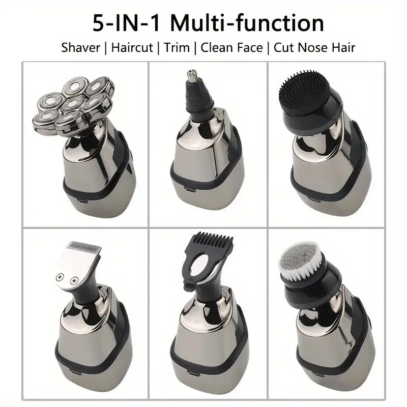 7D Waterproof Head Shaver Kit for Bald Men