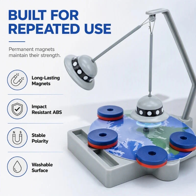 🧲50 % RABATT⏰ 12‑in‑1 Magnet‑Experiment‑Set, spielerisches Lernen für Kinder🛰️