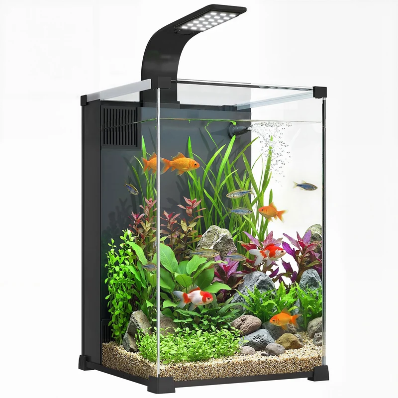Aquarium Komplettset 36L LED Beleuchtung 30x30cm