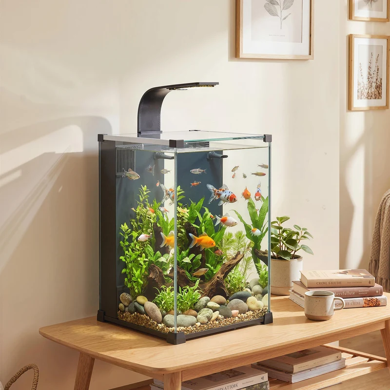 Aquarium Komplettset 36L LED Beleuchtung 30x30cm