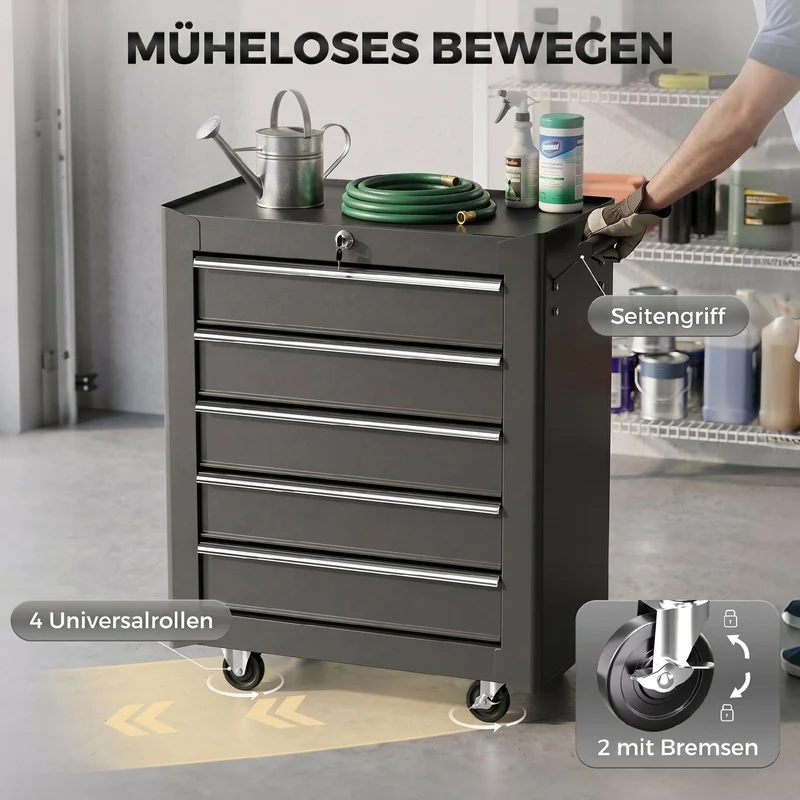 Werkstattwagen Leer Werkstatt Wagen 61x33x75cm