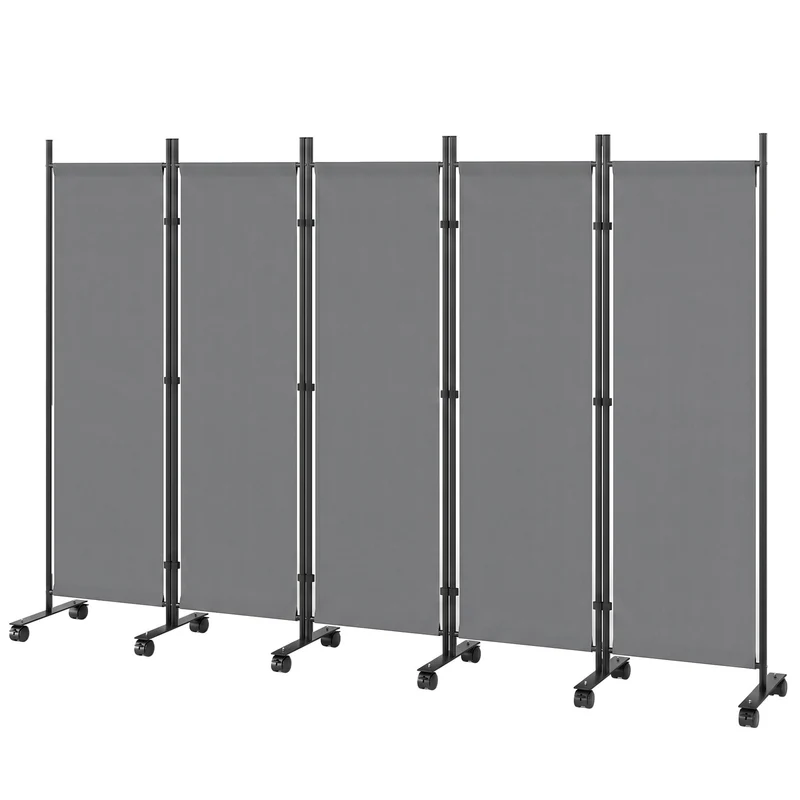 Raumteiler 5-teilig 252x170cm Paravent Sichtschutz