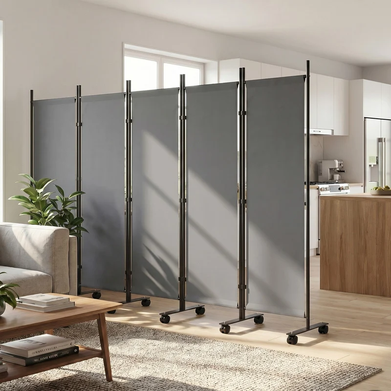 Raumteiler 5-teilig 252x170cm Paravent Sichtschutz