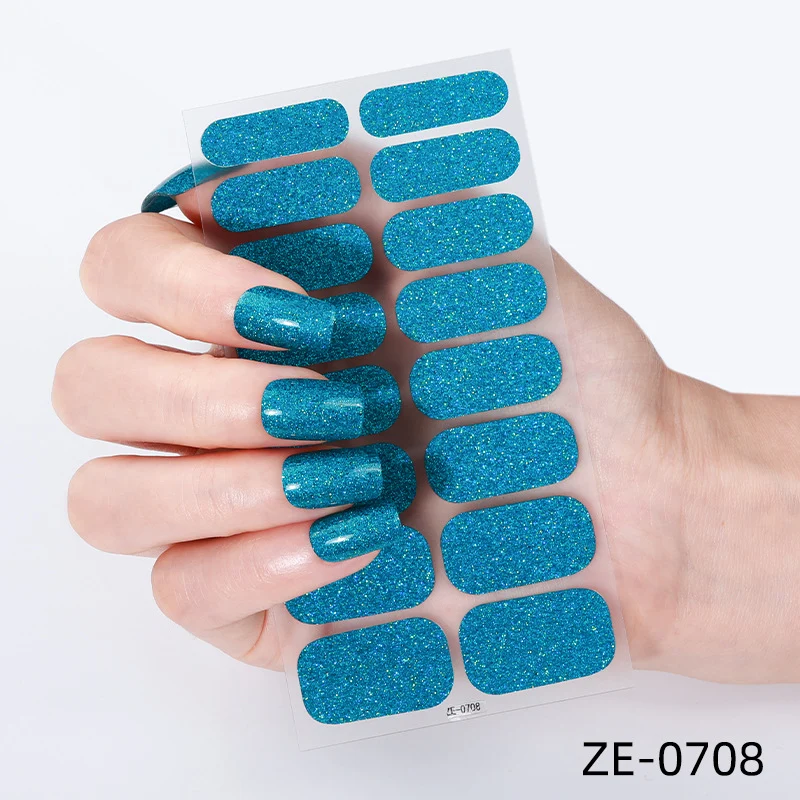 Glitter-Finish-Nagelüberzüge