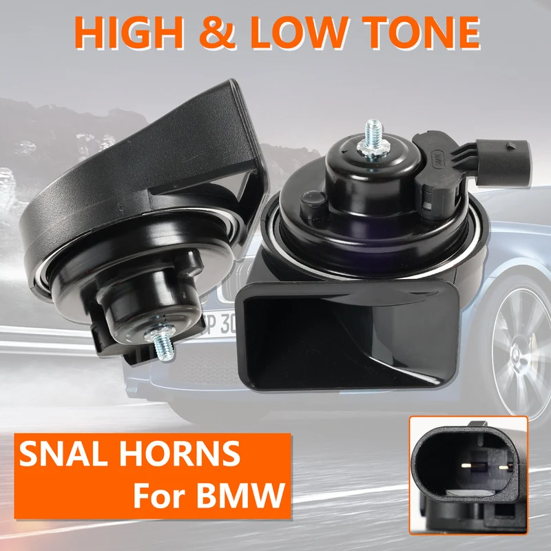 2x Signalhorn Tiefton Hupe Fanfare E81 E82 E87 E88 F20 F21 F22 F45 F46