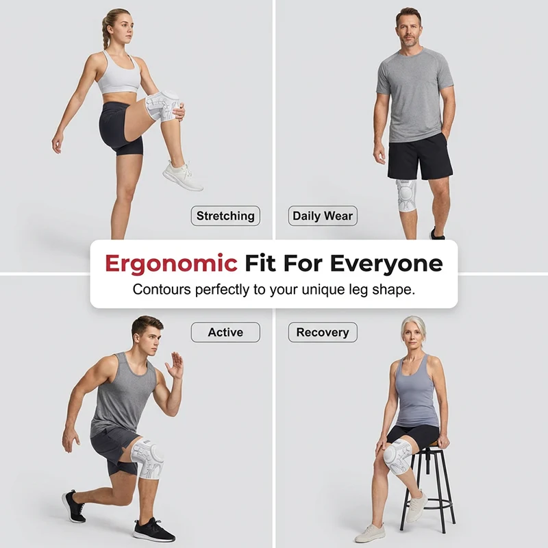 🦵 50% RABATT! 💪 Intelligente Kniebandage – Verstellbare Kompression & ergonomisch ✨