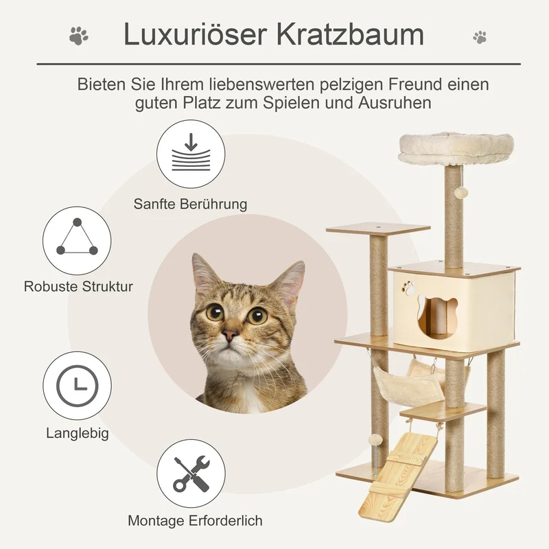 Kratzbaum Katzenbaum Katzenhöhle Spielhaus Katzenwelt