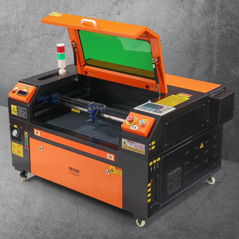 60W CO2 Lasergravierer Laserschneider 400x600mm 500mm/s Graviermaschine